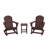Laguna Rocking Outdoor Adirondack Chair With Table-1121497940