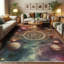 Tapis décoratif à longues fibres en polyester haute densité Ambesonne Galaxy-97178299