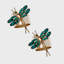 Dragonfly Napkin Rings, Emerald