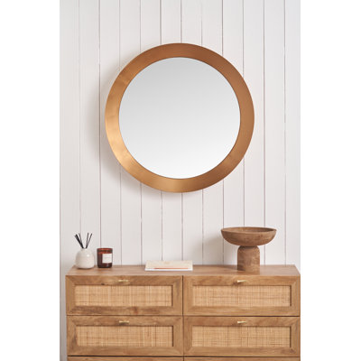 Metal Round Mirror