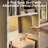72.1" Tall Bookshelf & Bookcase with LED Lights, 6-Tier Bookshelf with Drawer and Open Shelves, Modern Display Storage Cabinet with Doors for Home Office, Living Room, Bedroom(72.1" H  x 30.6" W)-491499186
