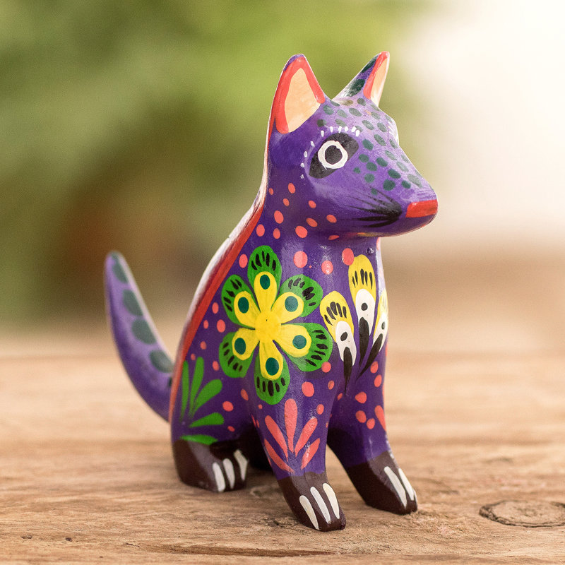 Figurine léopard faite à la main