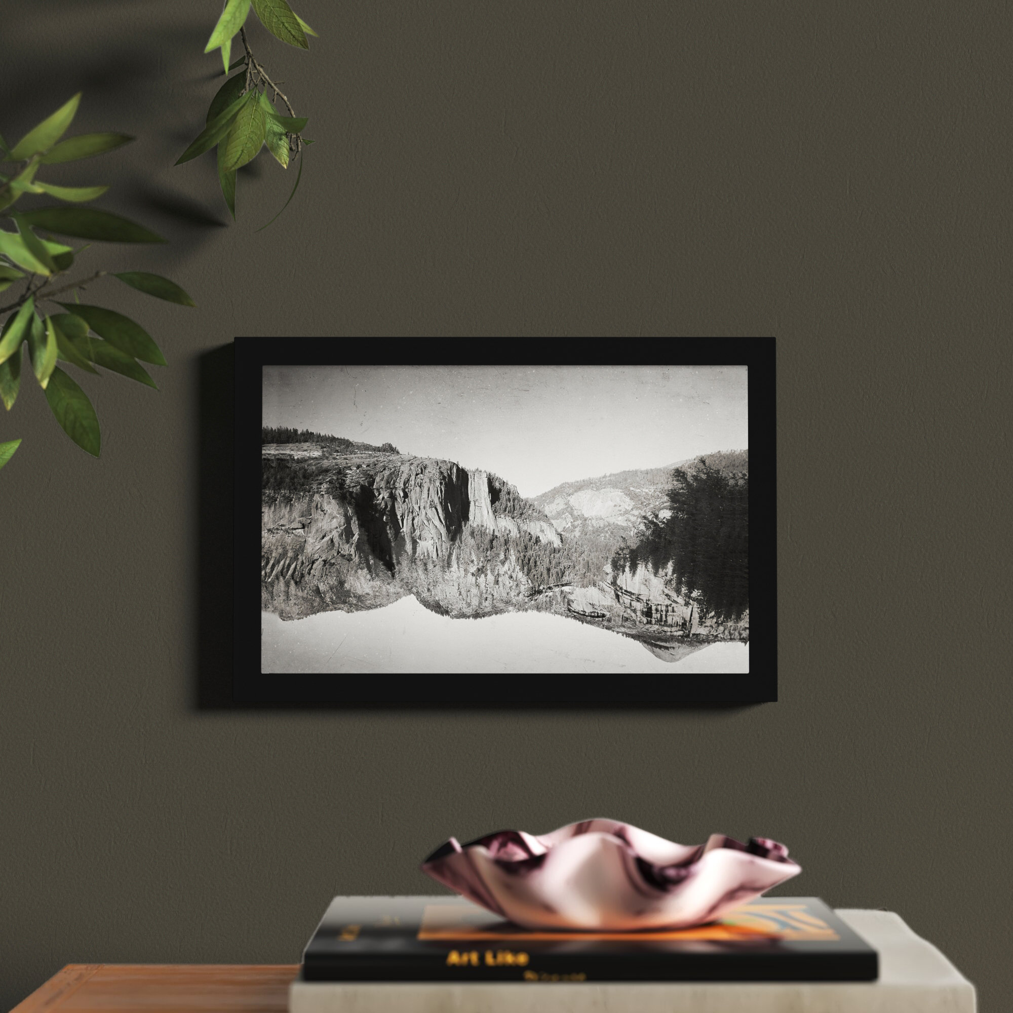 Negative Reality Inversion by F2images, Black, 18" H x 27" W