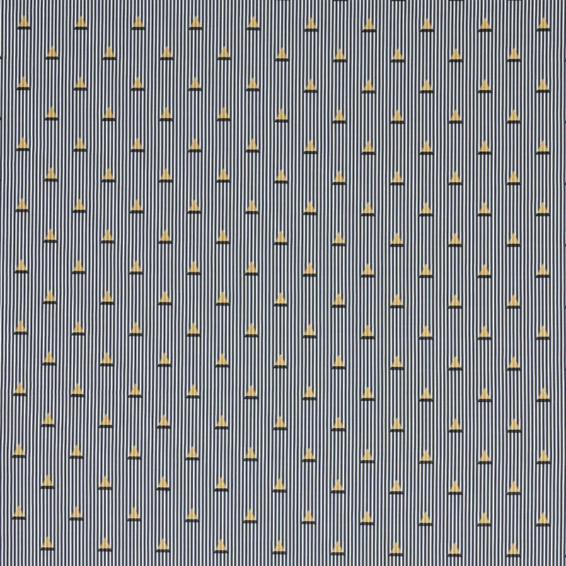 Ludus Stripe Fabric, Black