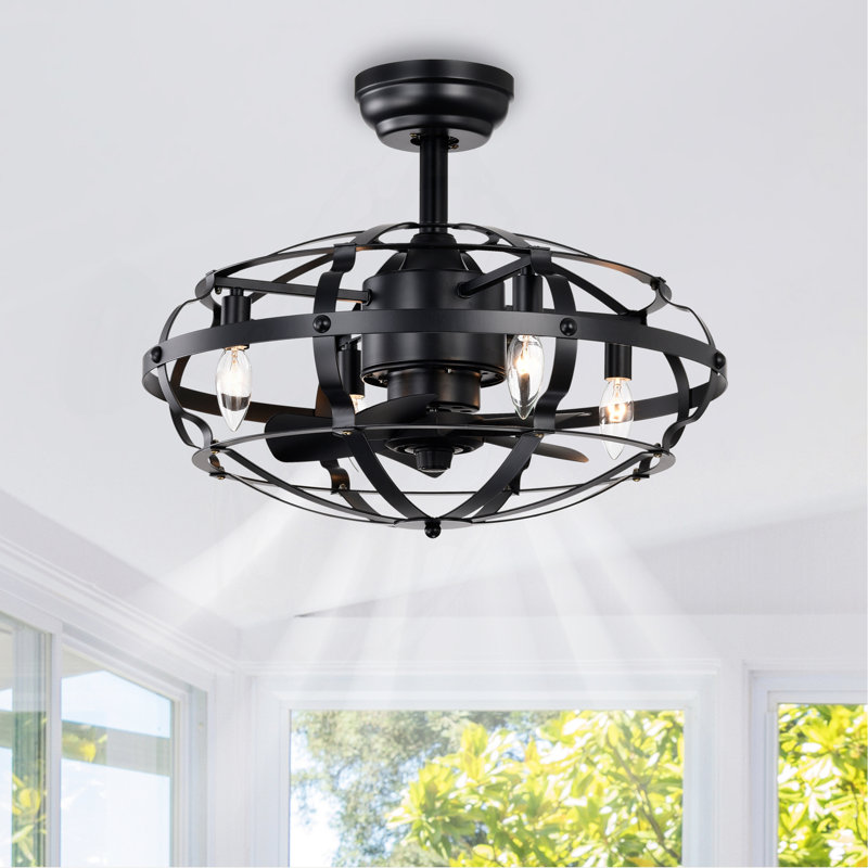 Ventilateur de plafond industriel Hot Sell, Noir
