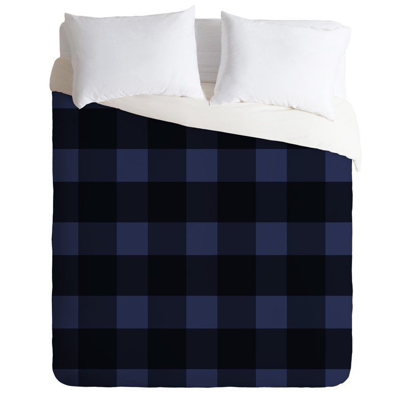 Allyson Johnson Farmhouse / Country Polyester Plaid Duvet Cover, Twin/Twin XL Duvet Cover + 1 Standard Sham