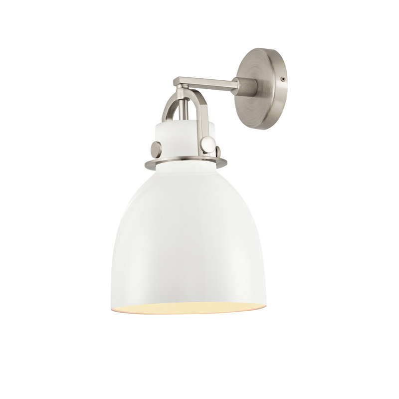 Plafonnier encastré 8 po Badillo Newton, Nickel satiné