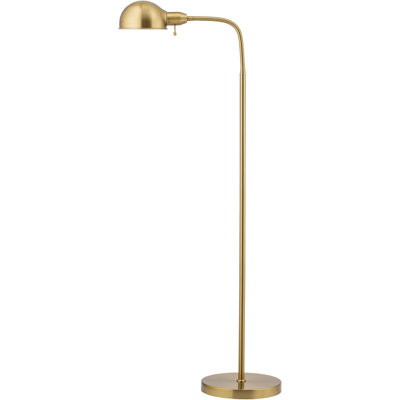 Lampe sur pied réglable avec col de cygne flexible et abat-jour orientable, douille E26, base de 25 cm – Idéal pour la lecture, la table de chevet ou le salon, fini nickel brossé