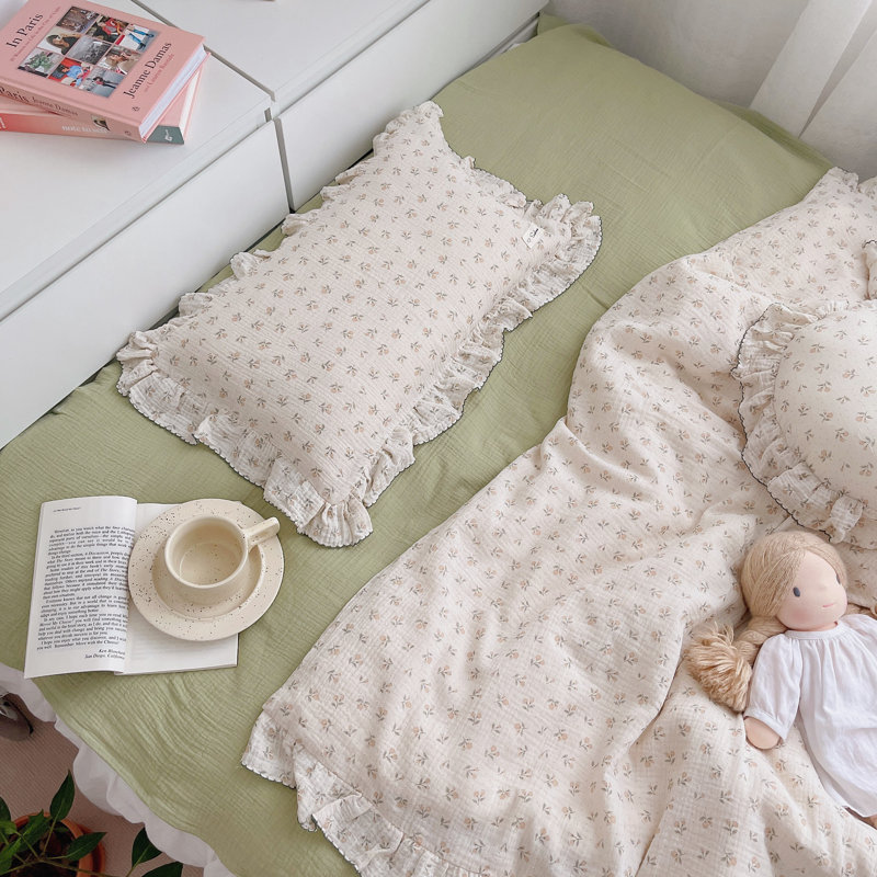 Taie d'oreiller mignonne en coton pour enfants
