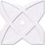 Médaillon de plafond contemporain en PVC de qualité architecturale 36 po x P 4 po x P 12 1/2 po x P 1 po Titus-36075545