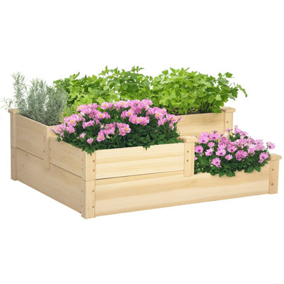 Wood Raised Garden Bed