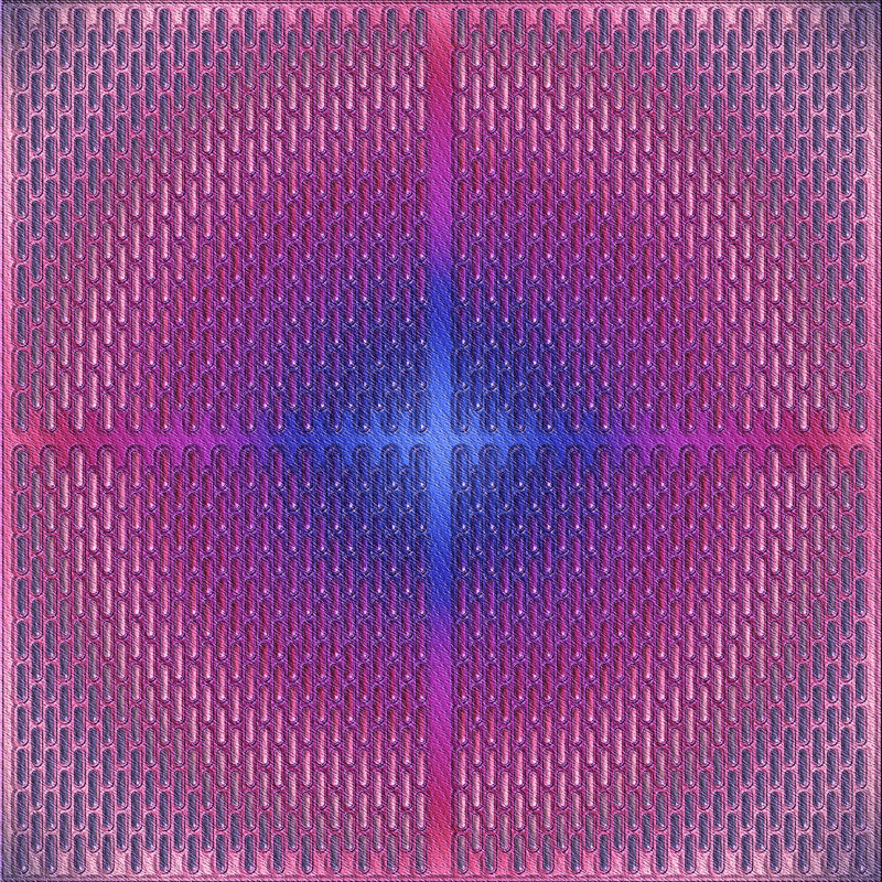 Tapis mauve / rose, Rectangle 2 pi x 3 pi