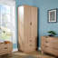 Udall 2 Door Wardrobe with Storage Drawers