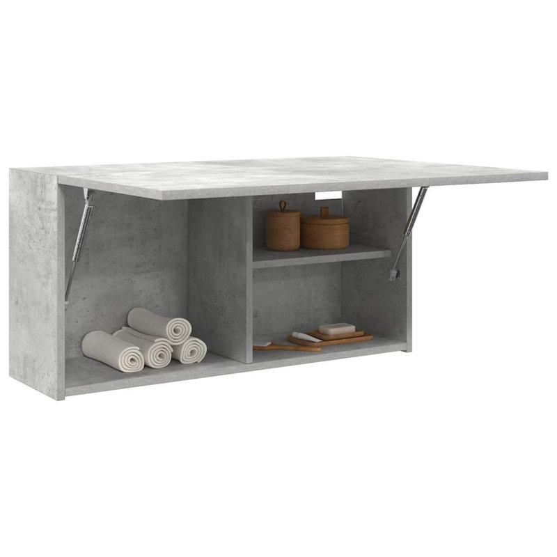 Stergios Bathroom Cabinet, Concrete Grey