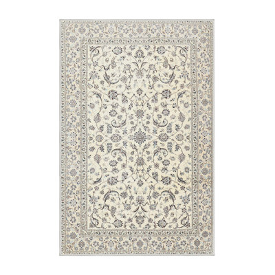 Tapis décoratif oriental beige/brun/noir Zaki