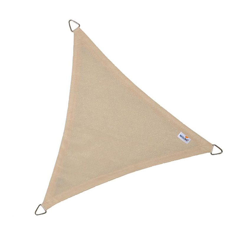Barnys 3.6m x 3.6m Triangle Shade Sail, Off White