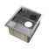 Cantrio Premium Stainless Steel Single Kitchen Sink with 13" x 15" x 8" Dimensions