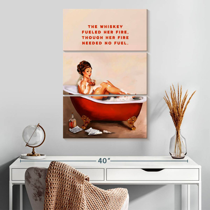 Tergel Whiskey Fuel Fire Bath, 32" H x 20" W