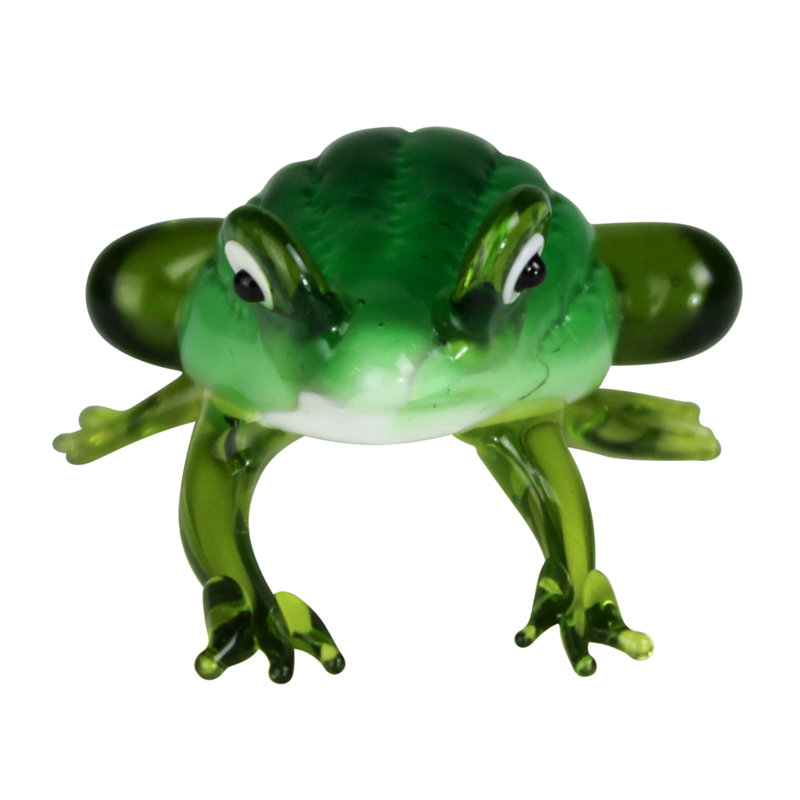 Glass Frog Sculpture