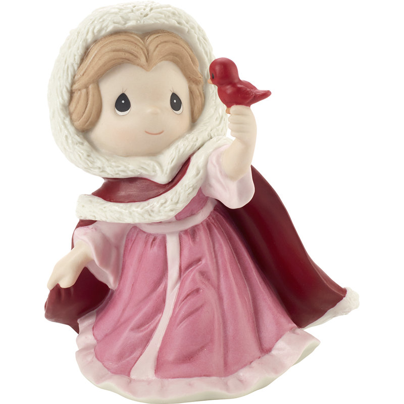 Disney Showcase Beauty and the Beast Friends Like You Are a Beautiful Adventure Belle Bisque Porcelain Figurine