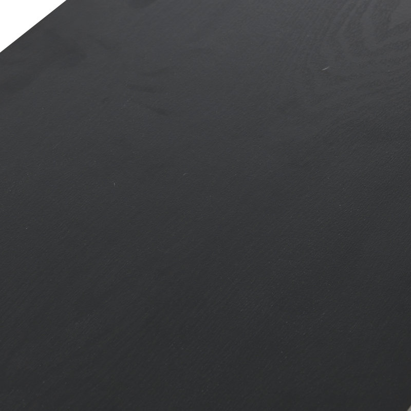Table basse Avak Wrap, Plateau noir / base or