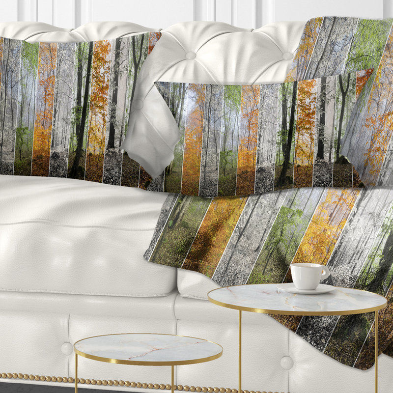 Housse et insert de coussin rectangulaire Schafer