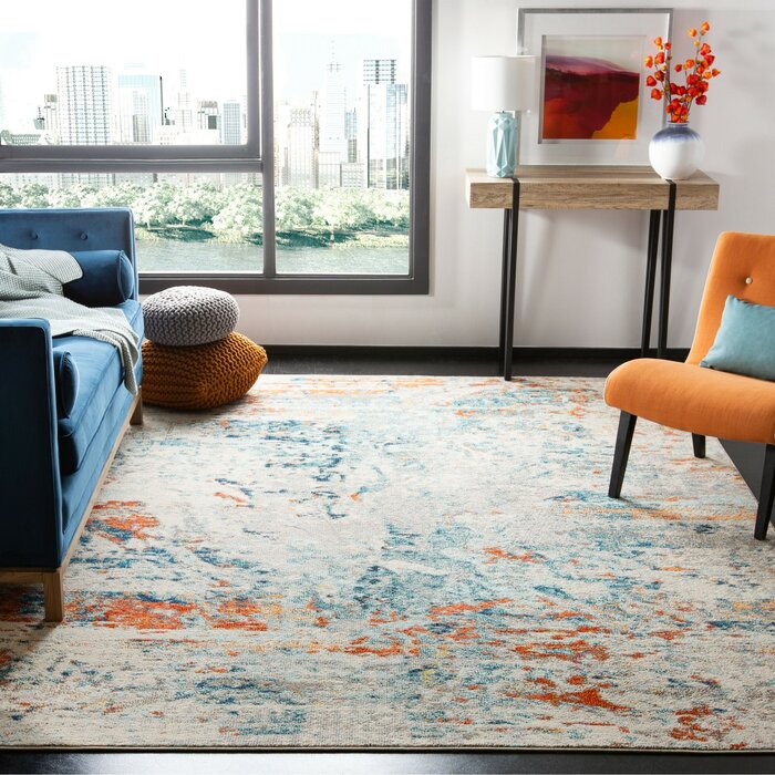 Langley Street Felty Abstract Rug & Reviews | Wayfair