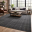 Tapis gris anthracite en laine touffeté à la main Ohan-1226243546