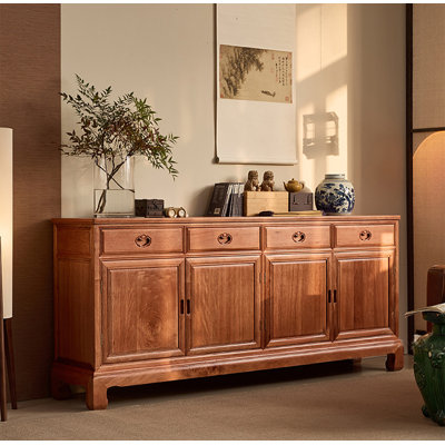 New Chinese-style Indonesian Camphor Wood sideboard.
