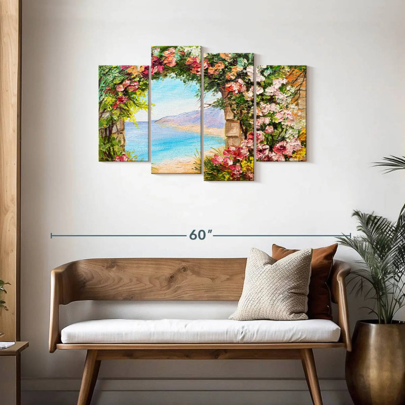 Lilie unique bord de mer, H 27 po x l 43 po