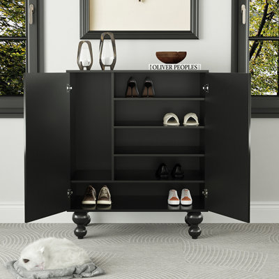 16 Pair Shoe Storage Cabinet