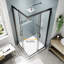 Cabine de douche carrée encadrée avec verre trempé transparent 1/4 po l 36 po x P 36 po x H 71 po Enclo