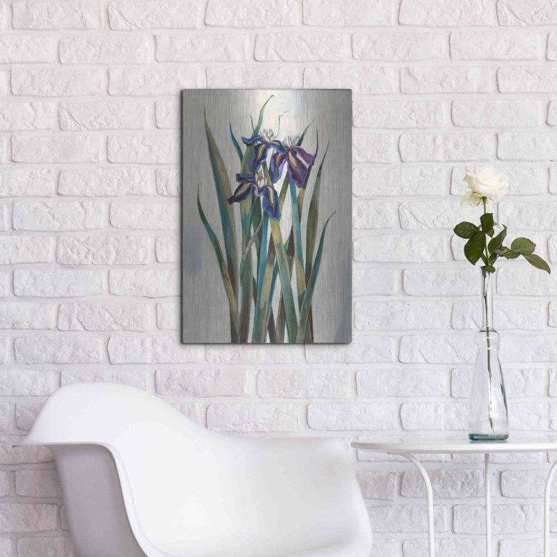 "Iris Inlay" par Louise Montillio, H 24 po x l 16 po