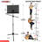 5 Core Music Stand 2 in 1 Height Adjustable Heavy Duty Sheet Music Stands w Detachable Mic Holder