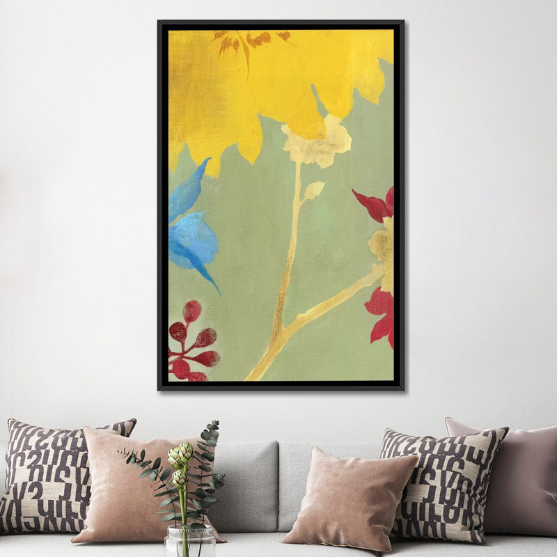 «Sketch», reproduction d'impression sur toile, H 26 po x l 18 po x P 1,5 po, Pas de tapis, Toile avec cadre noir