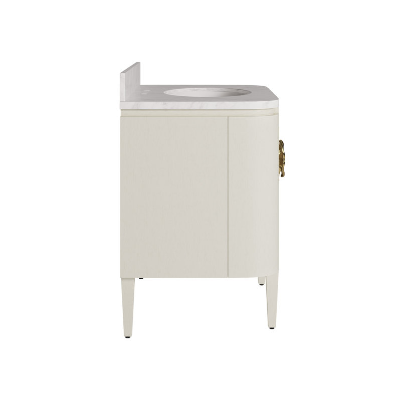 Briallen 36" Vanity with Oval Undermount Sink, White