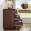 Commode à 6 tiroirs, 120 cm (47,2 po), style moderne en bois avec bords arrondis sans poignées, grande capacité de rangement pour chambre à coucher-805609787
