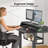 Electric standing desk, height adjustable, with storage space, standing gaming desk with LED light strip, suitable for home office and gaming, sit/stand workstation.-1634015404-1634015400