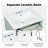 24'' Freestanding Bathroom Vanity With Ceramic Top-380161246
