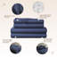 Ensemble de draps 100% coton Whisper Organics - draps à densité de tissage 300-117278028-117278036