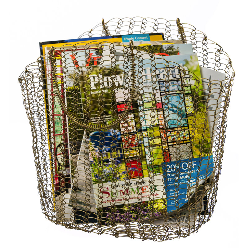 Panier en métal tissé