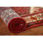 Tapis rouge à motif géométrique 3x5