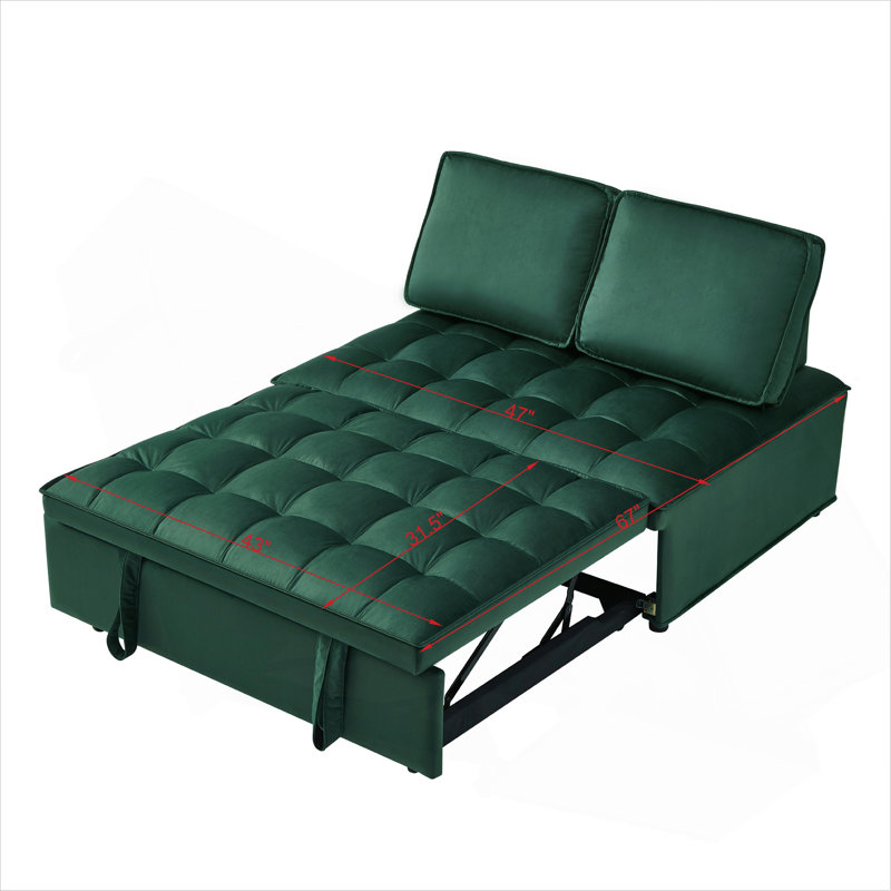 Canapé-lit convertible, Vert