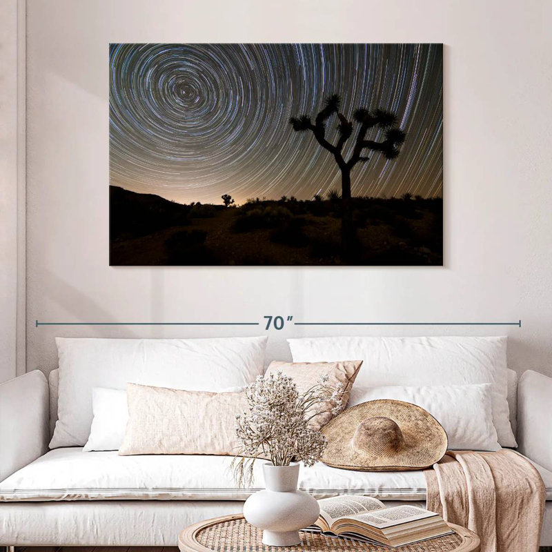 Harnek Star Trails à Joshua Tree, H 32 po x l 48 po