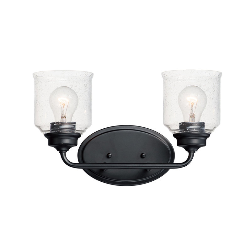 Éclairage pour meuble-lavabo à intensité variable Nunez, Noir