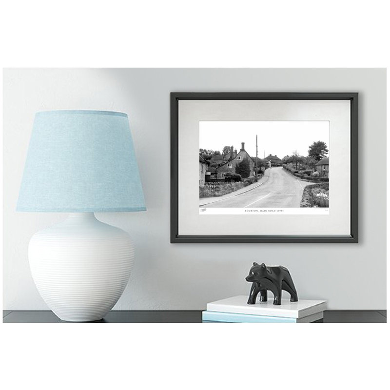 Bourton, Main Road C1955 by Francis Frith - Single Picture Frame Print, 45cm H x 60cm W x 2.3cm D