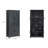 Jodie 67.6" H x 31" W Mid-Century Modern 6-Shelf Bookcase with Tempered Glass Doors in Charcoal Gray-646712749