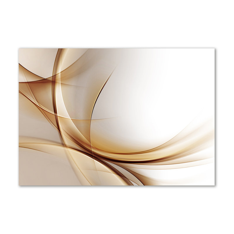 Waves Abstraction - Wrapped Canvas Print