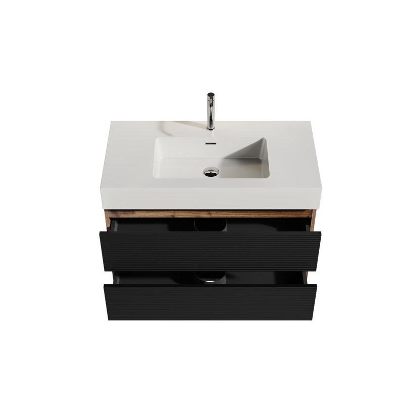 Buffet de salle de bain en noyer de 36 po Grace