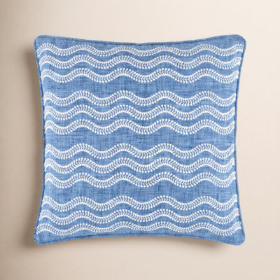 Scout Embroidered Indoor/Outdoor Pillow Cover